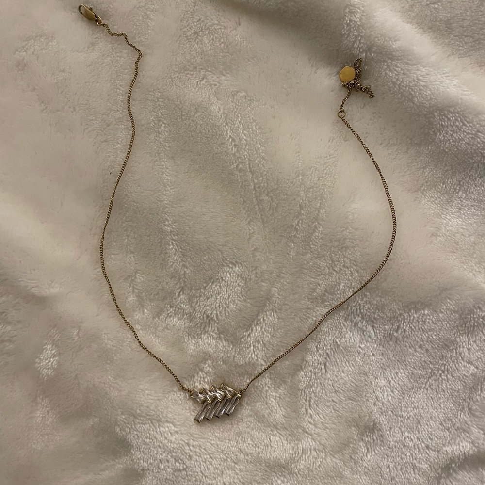 Michael Kors - Baguette Crystal Necklace